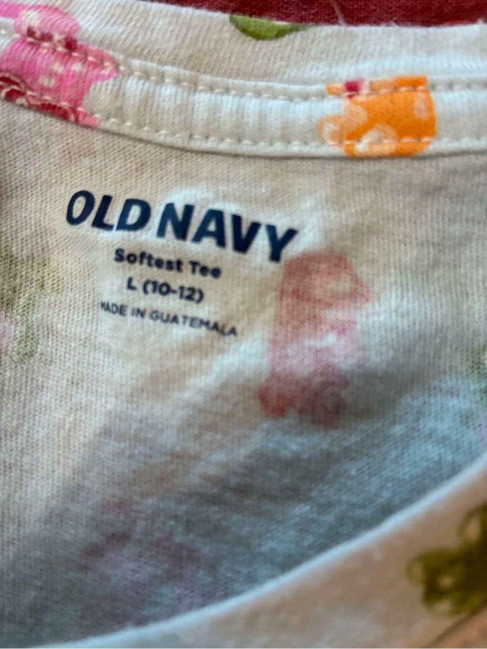 3/$10 Old Navy pale blue Tee with Multicolor Gummy Bear Print